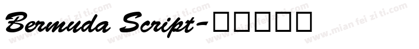 Bermuda Script字体转换